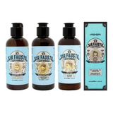 Sir Fausto Shampoo Cabello + After Shave Aceite Barba Viaje