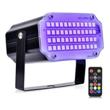 Strobo Rítmico 48 Leds Rgb 12w Dj Iluminação Festa Balada