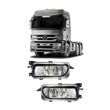 Juego Optica Faro Auxiliar Antiniebla Para Mb Actros 2012 +