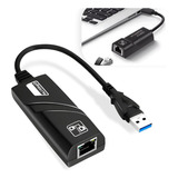 Adaptador De Rede Ethernet Usb 3.0 Rj45 Gigabit 1000mbps Pc