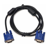 Cable Vga 1,8 Mts Macho A Macho 15 Pines Monitor Pc Tv Hd