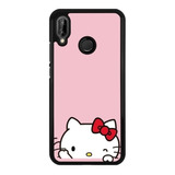 Funda Protector Para Huawei Hello Kitty Moda Mujer N