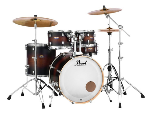 Batería Pearl Decade Maple Dmp925s De 5 Cuerpos Bombo 22'' Color Satin Brown Burst