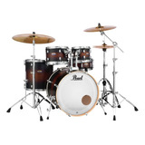 Batería Pearl Decade Maple Dmp925s De 5 Cuerpos Bombo 22'' Color Satin Brown Burst