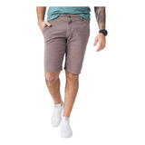 Bermuda Masculina Sarja Sport Fino Collors Slim