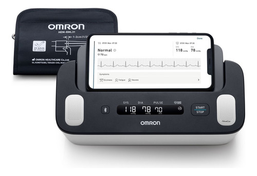 Tensiómetro Digital De Brazo Omron Complete Hem-7530t Ecg