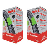 Par 2 Camara De Ar Vacinada Anti Furo X-tire Bike Aro 16