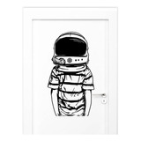 Adesivo Para Porta Menino Astronauta