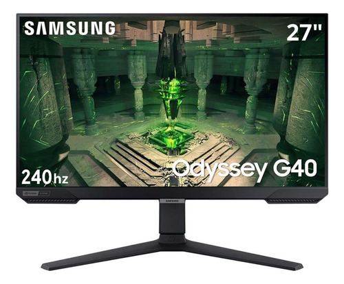 Monitor Gamer Samsung Odyssey G4 S27bg40 Lcd 27  Preto 100v/240v