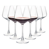 Set De 6 Copas De Vino Tinto