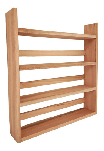 Especiero Estante De Cocina Organizador De Mesada Madera 