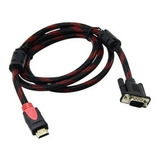 Promoção Cabo Adaptador Hdmi Macho X Vga Macho - 1.8 Metros 