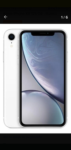 Vendo iPhone XR 128gb Branco Semi-novo