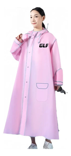 Impermeable Chubasquero Largo Grueso Para Hombre Y Mujer [d]