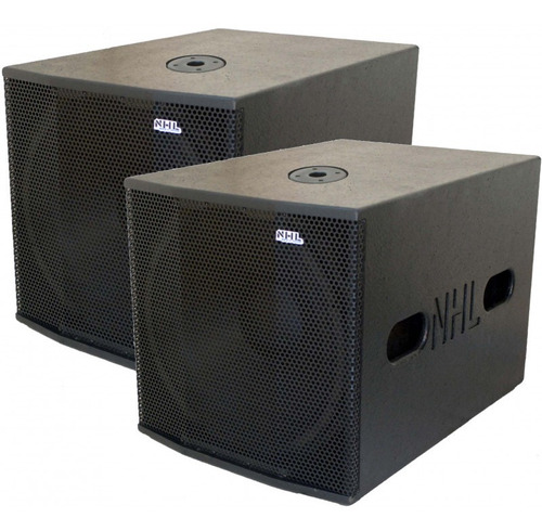 Caixa Som Subwoofer Ativo + Passivo  1600w 18 Sw Pro Compact