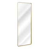 Espelho Retrô Retangular C/ Moldura Banheiro Quarto 150x60cm