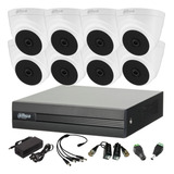 Kit Seguridad Dvr 8ch + 8 Cámaras Full Hd Interior