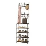 Perchero De Piso Rack Para Ropa Zapatos Organizador Closet