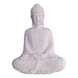 Buda Tibetano Sidarta Meditação Gesso Cru Para Pintar 22 Cm