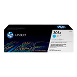 Toner Hp 305a Original Laserjet Color Cian Ce411a