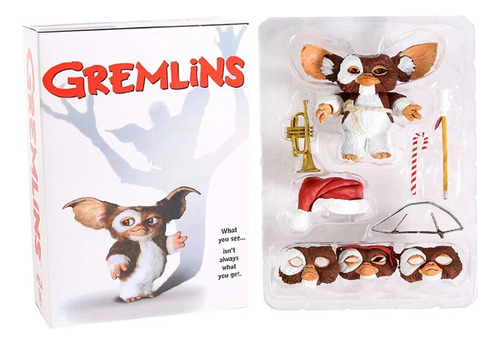 Boneco De Ação Neca Gremlins Gizmo Com Acessórios Modelo Toy