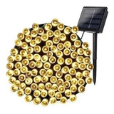 Luces Solares Navidad Guirnalda 10 Metros 100 Led 