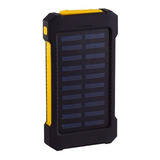 Banco De Energia Solar À Prova D'água 20000mah 2 Portas Usb