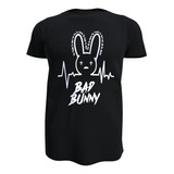 Polera Bad Bunny, El Conejo Malo, 100% Algodón