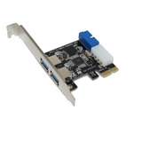 Tarjeta De Puertos Usb 3.0 Pcie Bajo Perfil Comtf