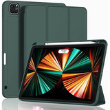 Funda Para iPad De 4ta/5ta/6ta Y Para Lapiz (verde Oscuro)