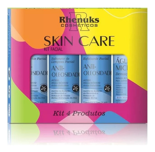 Kit Tratamento Facial Skin Care - 4 Produtos
