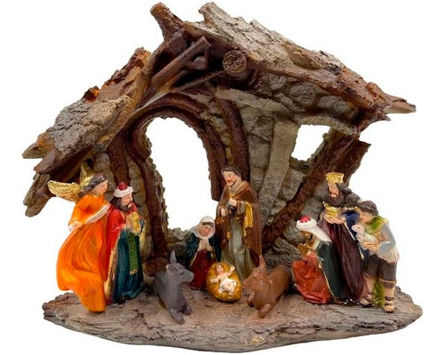 Nacimiento Pesebre De 19 X 23 Cm 