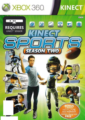 Jogo Kinect Sports: Segunda Temporada - Xbox 360 Novo Lacrad