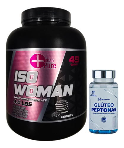 Proteína Para Mujer Con Colágeno Y Biotina + Glúteo Peptonas