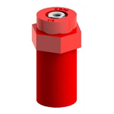 Aislador Tipo Manzana Tuerca Rojo 1/4 Mod.l16-205 400v