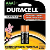 4 Cartelas Pilha Duracell Alcalina Aaa C/02 - T-75045