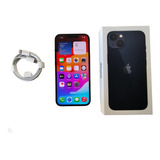 iPhone 13 128gb Bateria Al 100% Negro + Cable Y Caja 