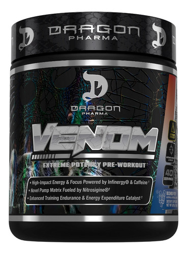 Venom Dragon Pharma Pre Entreno 40/20 Porciones