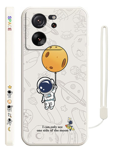 Funda Silicona Para Xiaomi Diseño De Astronauta +correas