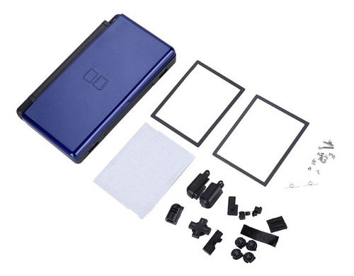Carcasa Compatible Con Nintendo Ds Lite Completa Azul