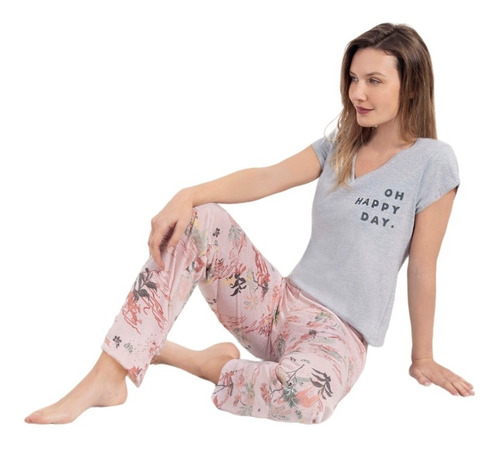 Pijama Mujer Verano Algodón Lencatex 23775