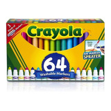 Crayola Super Tips 64 Unidades Marcadores De Tinta