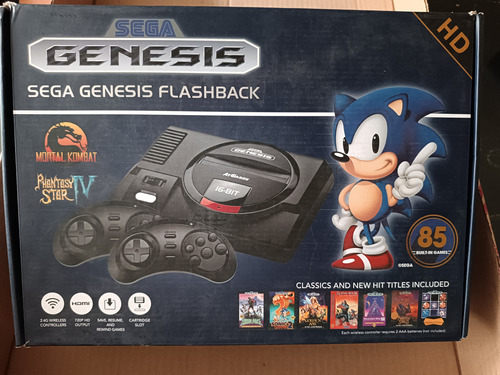 Sega Génesis Flashback Con 85 Juegos Integrados