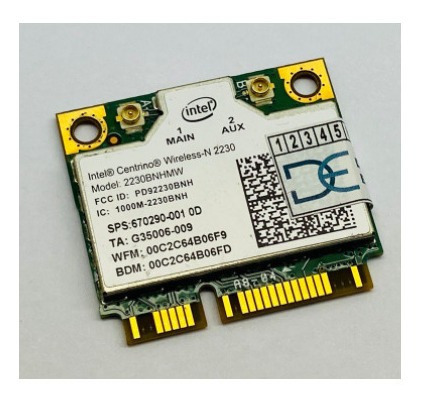 Placa Wireless E Bluetooth Intel Centrino 2230 - 2230bnhmw