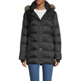 Campera Michael Kors Puffer Cuello Piel Original Talle S