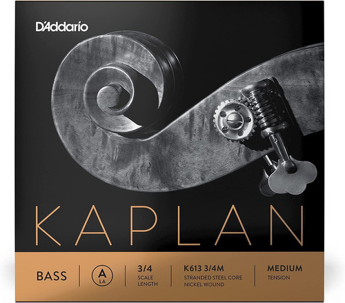 Cuerda Kaplan Bass Single A, Escala 34, Tensión Media