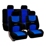 Funda De  Tela Para Auto  Camioneta  Negro Y Azul