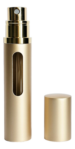 Botella Para Perfumes Recargable De Vidrio/aluminio 8ml Azul
