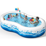 Piscina Inflable Para Ninos Y Adultos, Piscina Grande De 130