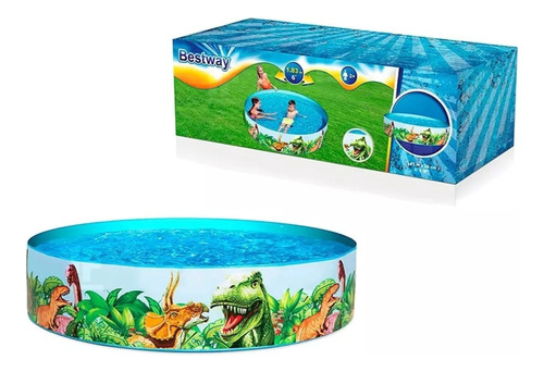 Piscina Semirigida Infantil Bestway 946l Dinossauros Orignal